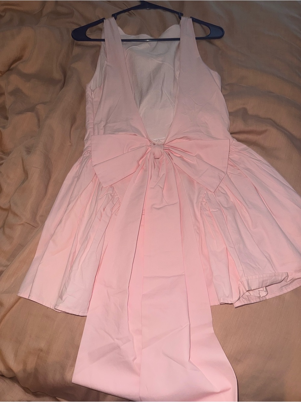 Peppermayo Pale Pink Sleeveless Mini Dress with Flared Hem Never Worn - Picture 4 of 4